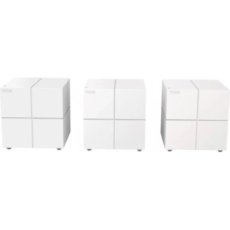 Tenda Nova MW6 3x echtes Dual-Band Mesh WLAN Komplettlösung (Bis zu 500m² WLAN, 3x Stationen, 6x Gigabit Ports, für Häuser, Büros, Wohnungen, MU-MIMO, Beamforming) Ersetzt Router, Powerline & Repeater – Bild 3