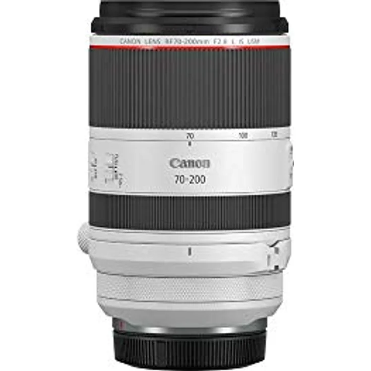 Canon Telezoomobjektiv RF 70-200mm F2.8L IS USM Telezoom für EOS R (77mm Filtergewinde, Bildstabilisator, Autofokus) schwarz – Bild 1