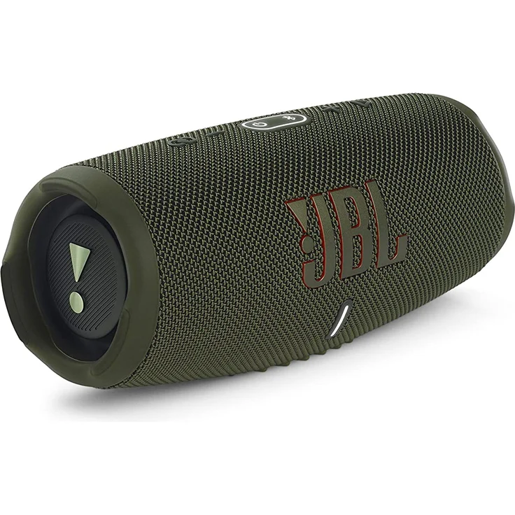 JBL Charge 5 Bluetooth-Lautsprecher mit 20 Stunden Akkulaufzeit, Powerbank, PartyBoost, wasserfest grün – Bild 2