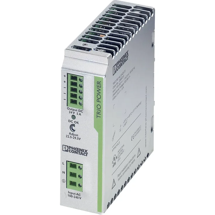Phoenix Contact TRIO-PS/1AC/24DC/5 Hutschienen-Netzteil (DIN-Rail) 24 V/DC 5A 120W 1 x