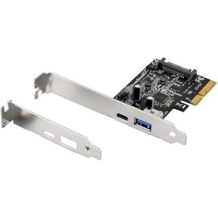 SilverStone SST-ECU03 - SST-ECU03 - PCI-E Erweiterungskarte 1x USB 3.1 Typ C, 1x USB 3.1 Typ A, 10Gbps, low-profile geeignet