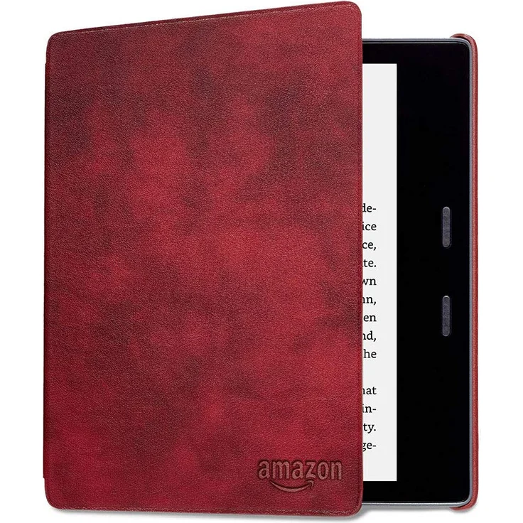 Kindle Oasis Lederhülle, Bordeaux— Nur passend für die 9. Generation (2017 Modell) und 10. Generation (2019 Modell).