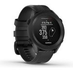 Garmin Approach S12 Golf-Uhr mit Schlagweitenmessung und Distanzangaben GPS, Unisex, 43,7mm, Kunststoffgehäuse, Schwarz