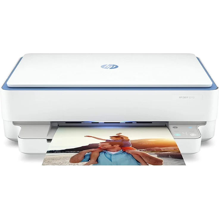 HP Envy 6010 (3-in-1) Multifunktionsdrucker - (Thermal Inkjet) Farbe, Druckgeschwindigkeit: 10 s/w, 7 Farbe, Auflösung: 1200 x 1200, USB, WLAN, AirPrint, Instant Ink (5SE20B) – Bild 1