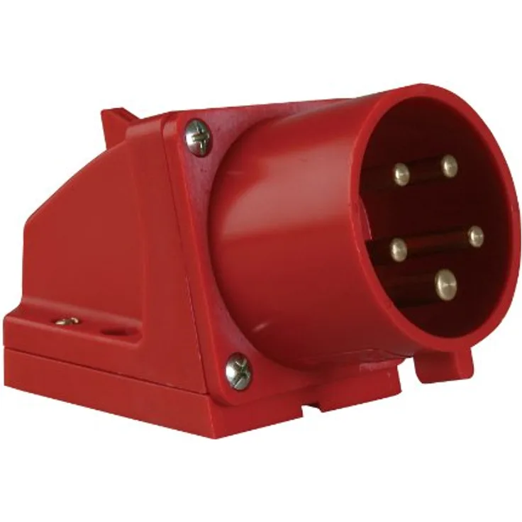 P E-Wandgerätstecker 32A, 5 polig, Aufputzmontage, IP 44