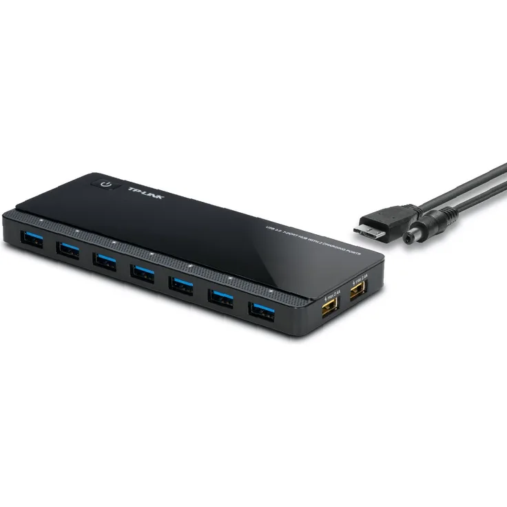 TP-Link UH720 7-Port USB 3.0 Hub mit 2 Lade-Ports