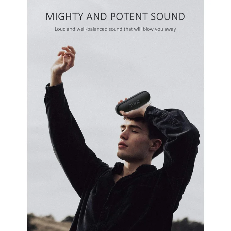 Tribit XSound Go Bluetooth-Lautsprecher, schwarz – Bild 3