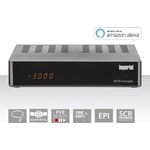 Imperial HD6i kompakt HD Sat Receiver, Smart DVB-S2, Alexa Voice, Sat to IP, Web-Portal, PVR Ready schwarz