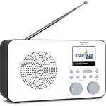 TechniSat VIOLA 2 C IR Internetradio mit WLAN, Wecker, TFT-Display, schwarz