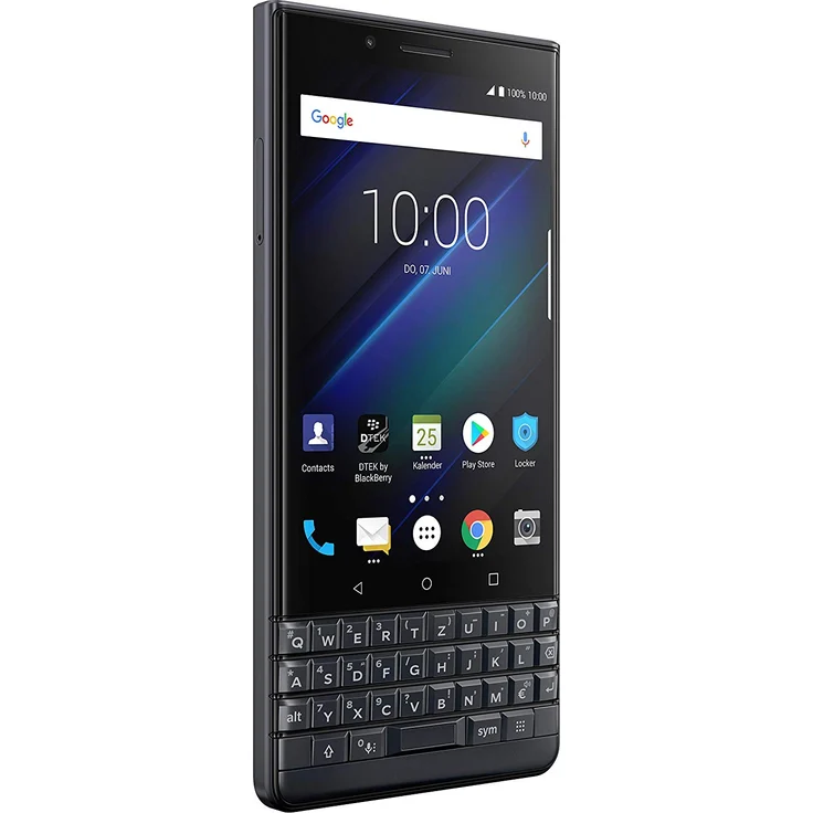 BlackBerry Key2 LE Smartphone 11,43cm (4,57 Zoll) IPS-Display, 64GB interner Speicher, 4GB RAM, Dual-SIM, Android, Space Blau/Grau – Bild 4