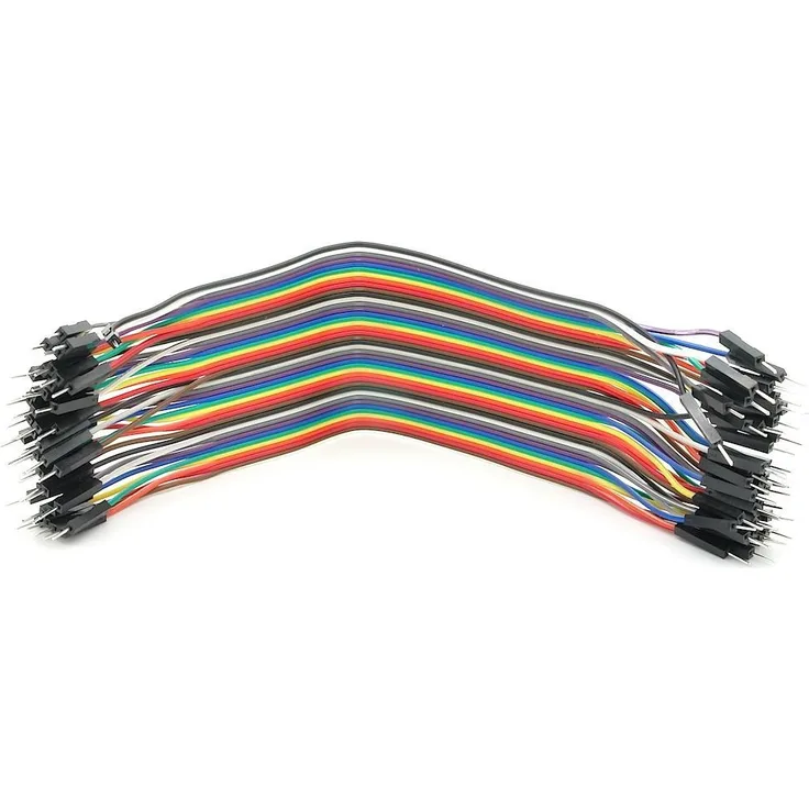 40pin Jumper / Dupont Kabel Male - Male trennbar - Länge: 0,20 m