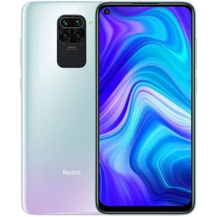 Xiaomi Redmi Note 9 Smartphone 16,59cm (6,53 Zoll) IPS-Display, 128GB interner Speicher, 4GB RAM, Dual-SIM, Android, Polar White – Bild 1