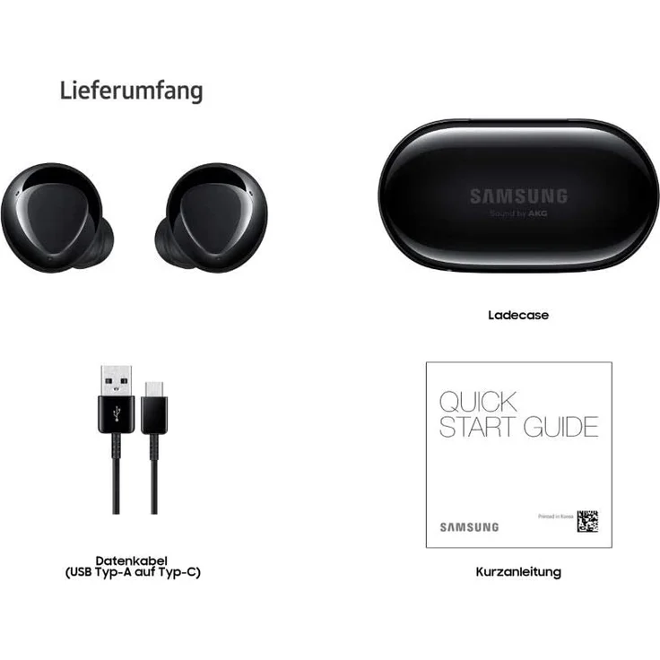 Samsung Galaxy Buds+ True Wireless In-Ear Kopfhörer, mit Bluetooth, Mikrofon, schwarz - Preisvergleich – Bild 11