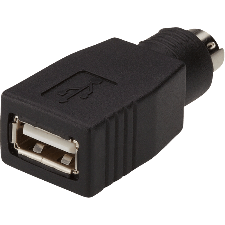 Belkin F3U162CP 6 pin PS/2 USB A Schwarz (F3U162CP)