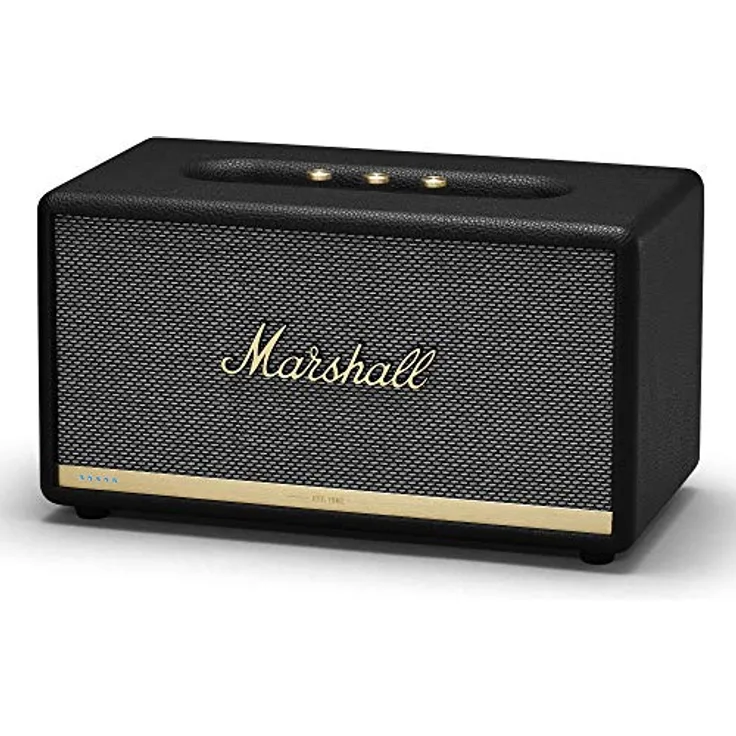 Marshall Stanmore II mit Amazon Alexa - Sprachaktivierter Bluetooth-Lautsprecher - schwarz