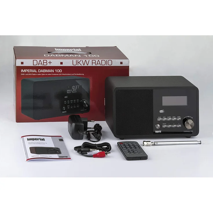 Imperial Dabman 100 Tischradio, LED-Anzeige, schwarz 22-221-00 – Bild 4