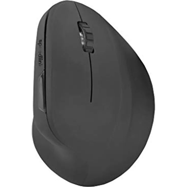 Speedlink PIAVO Ergonomic Vertical Mouse - Haltungsfördernde Form - Gummierte Oberfläche, schwarz