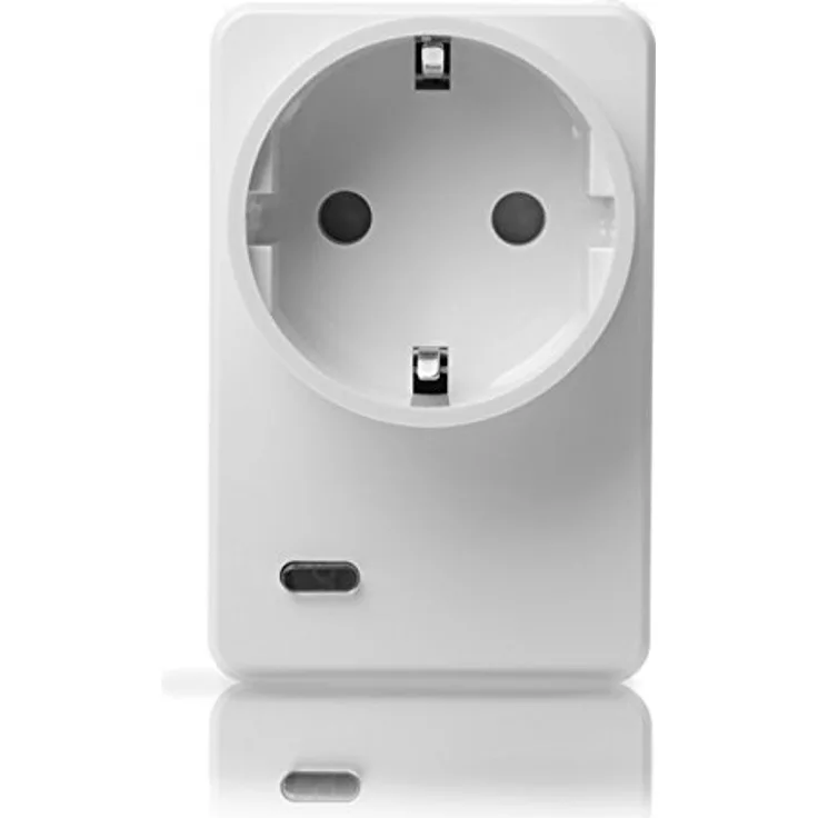 LUPUSEC Funksteckdose mit Stromzähler und ZigBee Repeater, automatisiertes Ein--Ausschalten von Verbrauchern, Energieverbrauchsanzeige, ZigBee-Repeaterfunktion, 12050