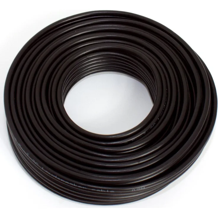 Lautsprecherkabel 2x2,50mm2 - 10m - schwarz - CCA - Audiokabel - Boxenkabel