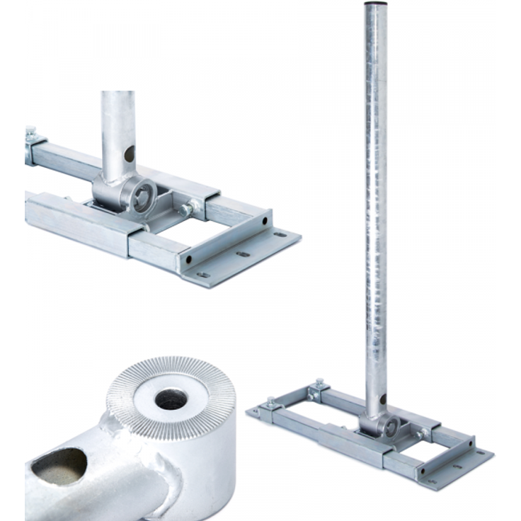 PremiumX DELUXE X90-60 Dachsparrenhalter 90cm Mast für Satellitenantenne Sparrenhalter SAT Dach Halt