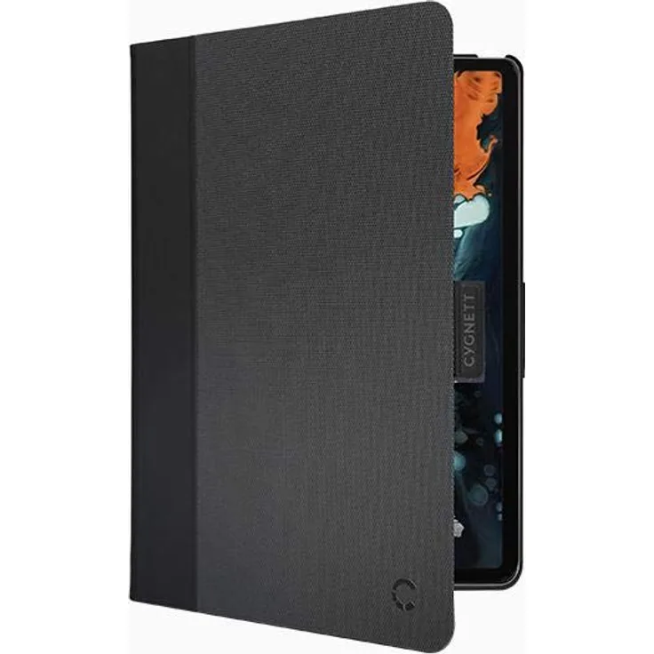 Cygnett TekView Slim Case mit Stifthalter für iPad Pro 11 Zoll (2018), Grau-Schwarz