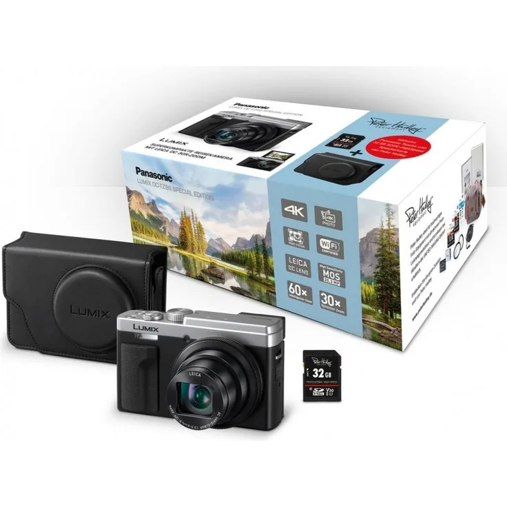 Panasonic Lumix DC-TZ96 Kompaktkamera silber Special Edition