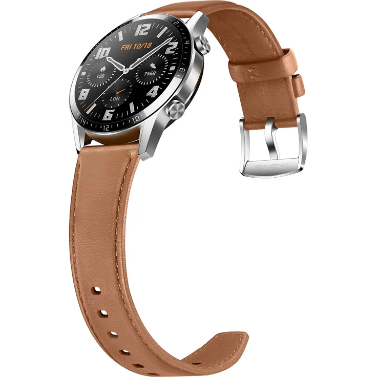 Huawei Watch GT2 Smartwatch GPS, Unisex, 46mm, Schwarz/Pebble Brown – Bild 6