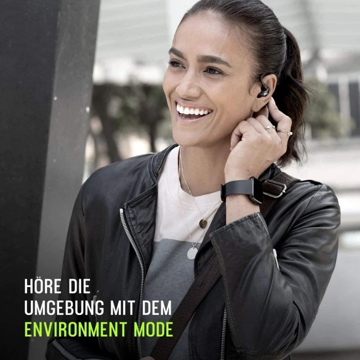 Shure Aonic 215 True Wireless In-Ear Kopfhörer, mit Bluetooth, Mikrofon, geeignet für Sport, blau – Bild 7