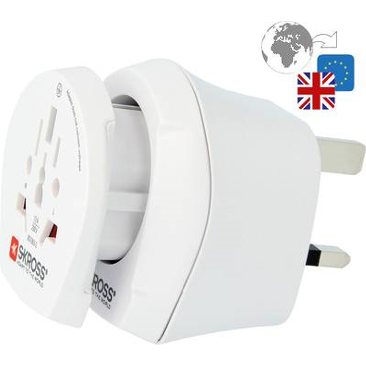 Skross 1.500231-E Reiseadapter CO W to UK2 (1.500231-E)