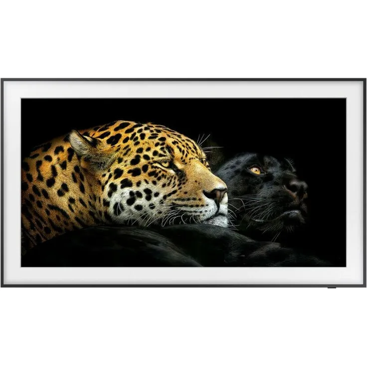 Samsung QE43LS03AAU 108 cm (43 Zoll) QLED Smart TV (Ultra HD, HDR) HD-Triple-Tuner (Sat, Antenne, Kabel) Modelljahr 2021 Energieklasse G (EU-Modell)