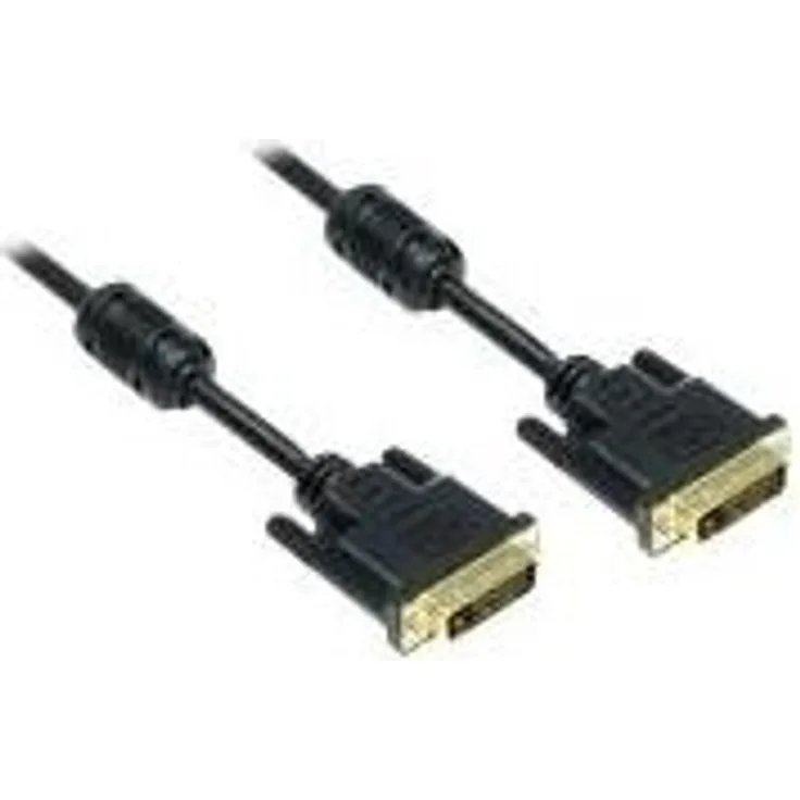 Good Connections - DVI-Kabel - Dual Link - DVI-D (M) bis DVI-D (M) - 7.5 m - Schwarz