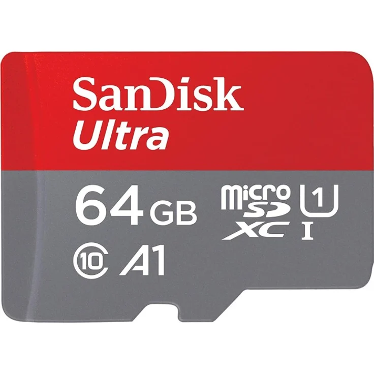SanDisk Ultra R100 microSDXC 64GB Kit, UHS-I U1, A1, Class 10 (SDSQUA4-064G-GN6IA) – Bild 1