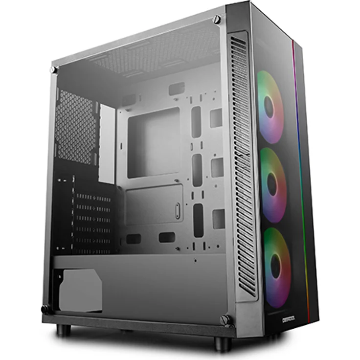 DeepCool ATX Mid Tower 3 Stück Add-RGB Lüfter vorinstalliert-unterstützt E-ATX MB Gehäuse MATREXX 55 V3 ADD-RGB 3F – Bild 3