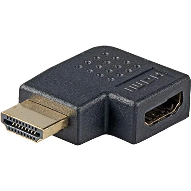 EFB-Elektronik HDMI Adapter,2X HDMI-A,BU.-St. (Rechts gewinkelt),Schwarz