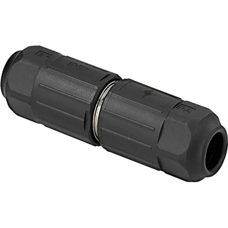 Rutenbeck 13900330 Universalverbinder feldkonfektionerbar, UV-Class FA, Schwarz