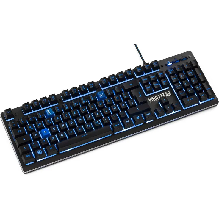 snakebyte S04 Pro Gaming Tastatur (PC) - Offiziell lizenzierte FC Schalke 04 Pro Gaming Tastatur (DE QWERTZ)