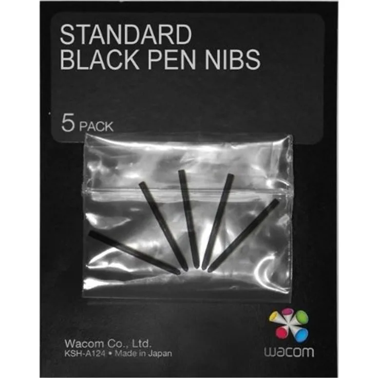 Wacom Standard Stiftspitzen, schwarz 5-tlg.