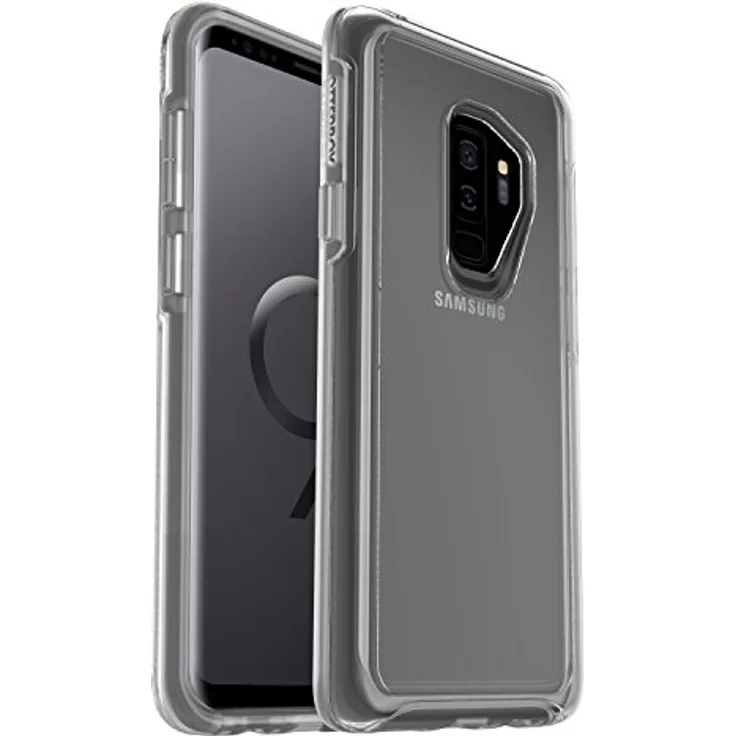 OtterBox Symmetry clear Hoch-transparente Sturzsichere Schutzhülle, (geeignet für Samsung Galaxy S9+) transparent