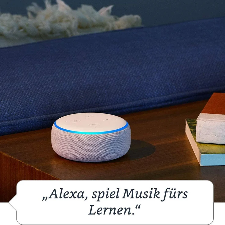 Amazon Echo Dot (3. Generation) Sprachassistent Anthrazit/Stoff US-Version mit EU-Adapter - Preisvergleich – Bild 4