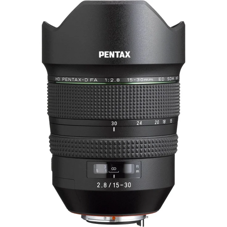 Pentax,HD Pentax-D FA 15-30MM F2.8ED SDM WR W-CASE, Ultraweitwinkel-Zoomobjektiv Hochauflösendes Bild Wetterfeste Konstruktion Extra scharfe Bilder mit hohem Kontrast Hochgeschwindigkeits-AF,schwarz – Bild 1