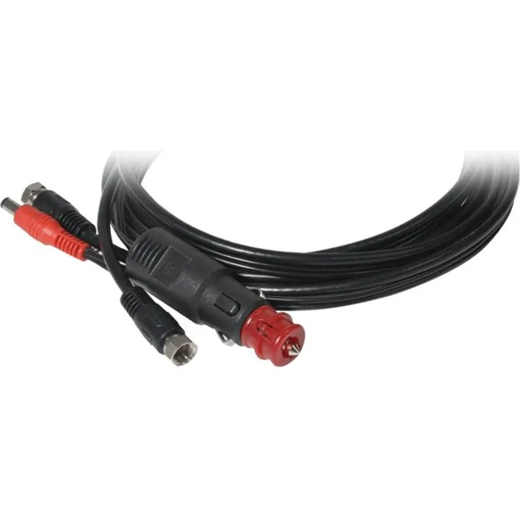 Caratec Kombileitung Antenne und 12 Volt, 1,5 m