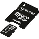 Transcend Extreme-Speed Micro SDHC 8GB Class 10 Speicherkarte mit SD-Adapter
