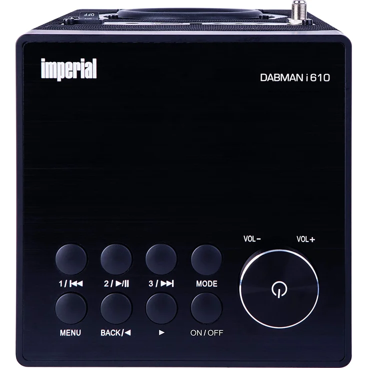 Imperial Dabman i610 Internetradio mit Bluetooth, WLAN, TFT-Display, schwarz – Bild 4