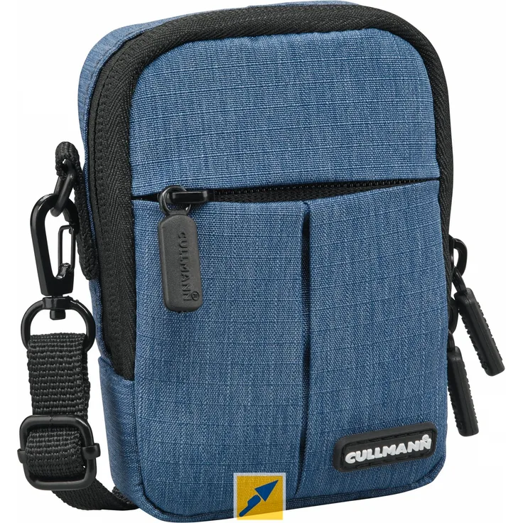 Cullmann Malaga Kompakt ''200'' Kameratasche für Kompaktkamera, 7 x 10 x 3 cm Blau