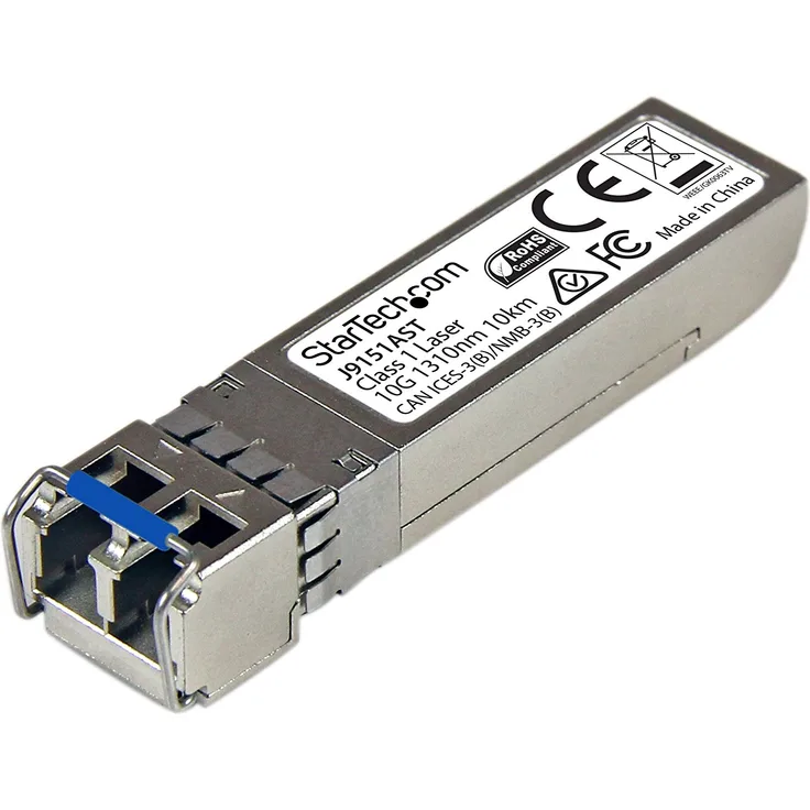 StarTech.com 10 Gigabit LWL SFP+ Transceiver Modul, HP J9151A kompatibel, SM LC mit DDM, 10km, 10GBase-LR