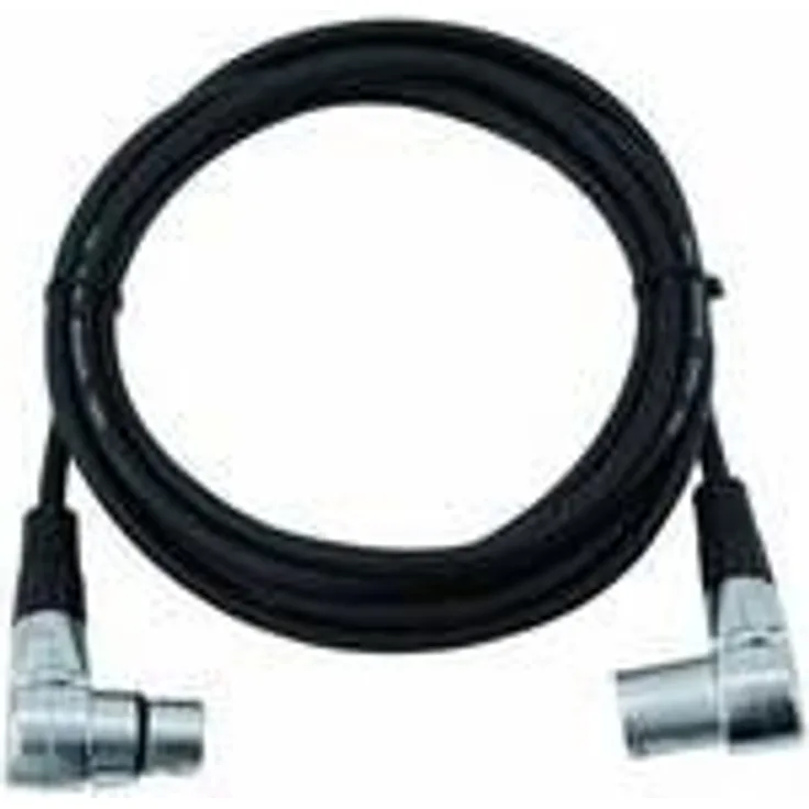 Omnitronic XLR Kabel 3pol 3m 90° schwarz