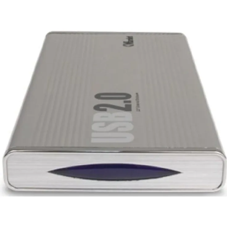 Hamlet HXD2CCUU USB 2.0 Station 2.5” External Hard Disk Enclosure 2.5 Zoll Silber - Speicherlaufwerksgehäuse (2.5 Zoll, IDE-ATA, USB 2.0, Silber, Aluminium, 79 x 142 x 17 mm)