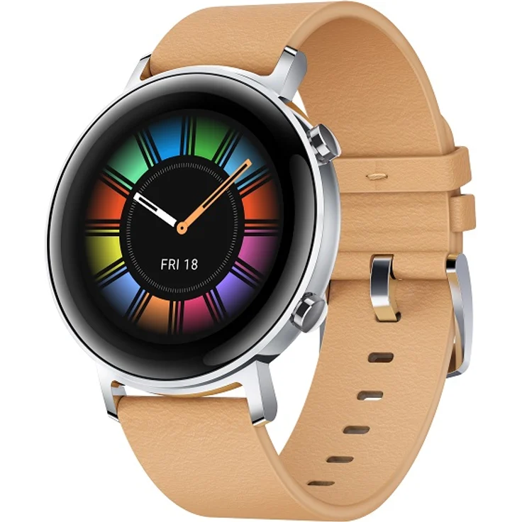 Huawei Watch GT2 Smartwatch GPS, Unisex, 42mm, Beige – Bild 2