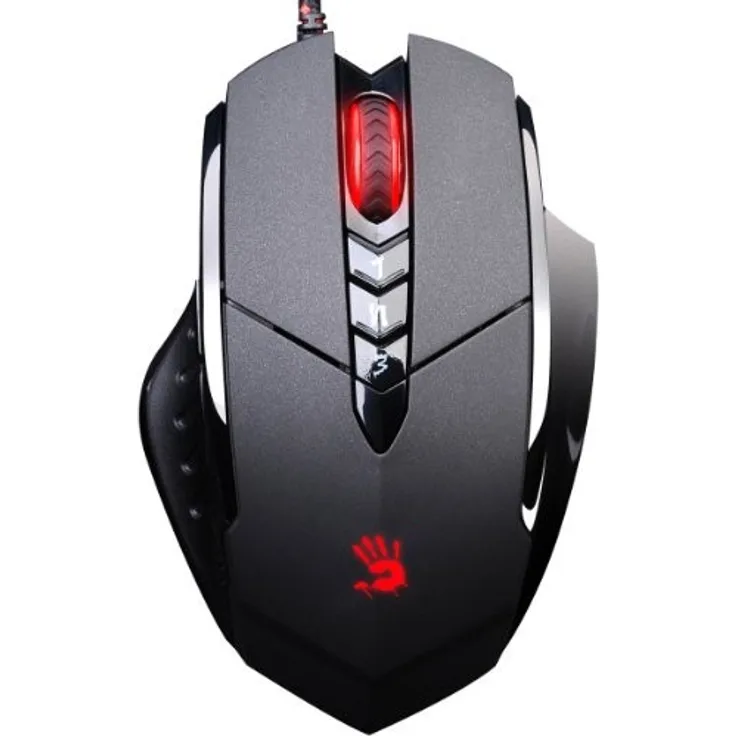 A4TECH V7M Bloody Gaming Maus schwarz-rot