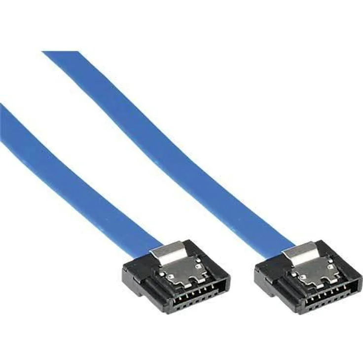 InLine - Serial ATA-Kabel - Serial ATA 150/300/600 - Serial ATA, 7-polig - Serial ATA, 7-polig - 50cm - verriegelt (27705K)